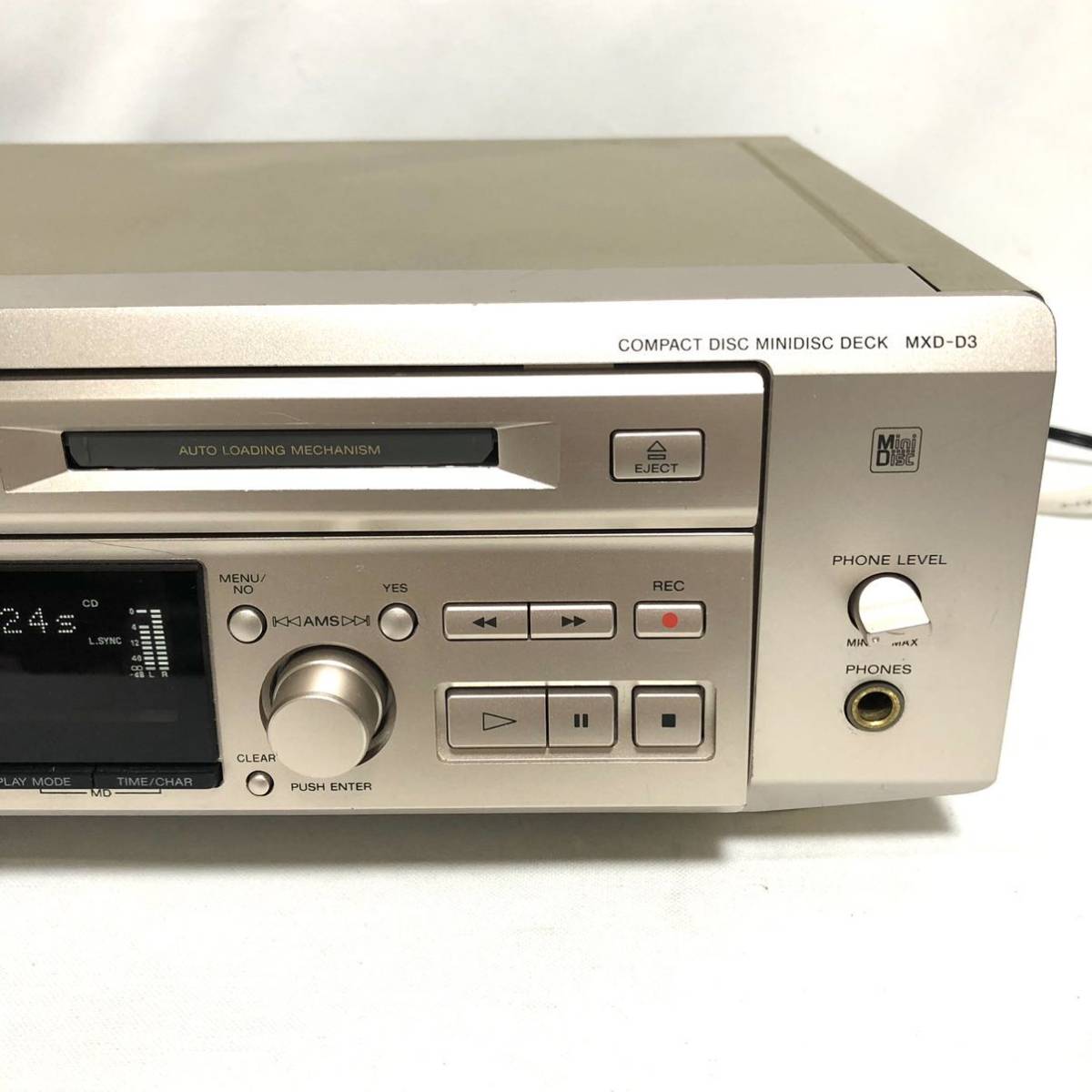 リモコン☆取説付属】SONY ソニー CD MDデッキ MXD-D3 割引即日発送