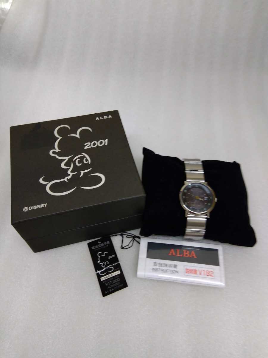 【あす楽対応】 ミッキー腕時計 ALBA2001限定品シリアスナンバー有りアルバ アルバ