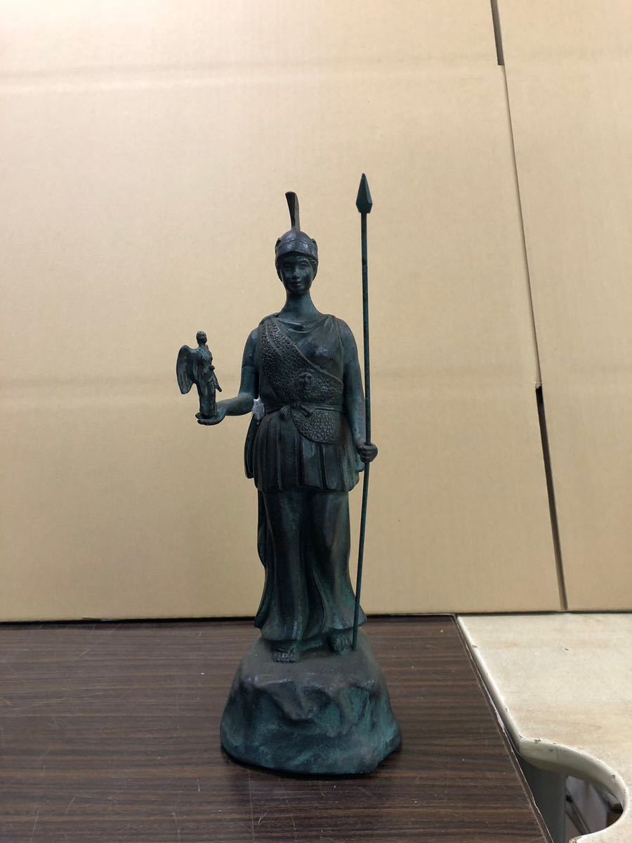 CR0318 アテナ女神像金属製彫刻彫刻置物風水開運骨董古美術| JChere