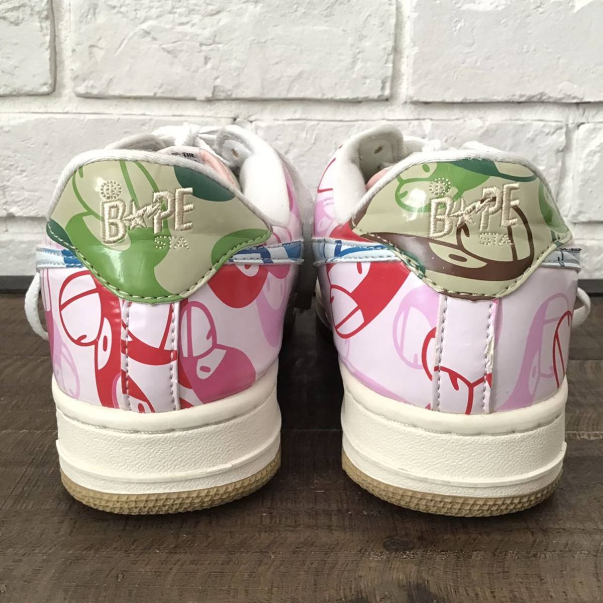 ★NFS限定★ MILO multi camo BAPESTA スニーカー 25cm a bathing ape BAPE STA shoes sneakers エイプ ベイプ ベイプスタ マイロ i4999_画像5