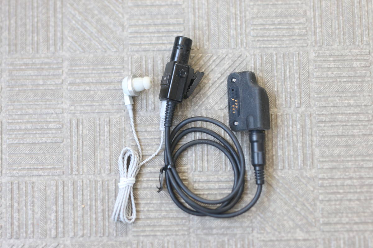  standard (STANDARD) tiepin type earphone mike MH-62A4B 1 pin screwed type Jack conversion adaptor CN-8A attached digital simple wireless 