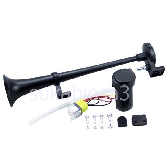 ZS077: * popular commodity *12v/24v 17 -inch 150db air horn, compressor, car horn, truck horn, marine to rain, motorcycle 