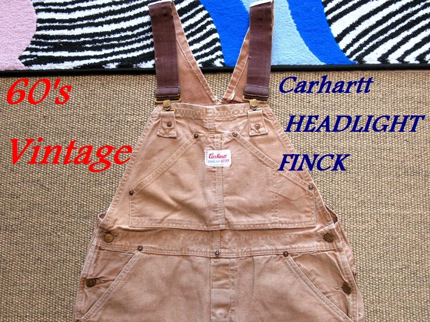 Yahoo!オークション - 希少 60's Carhartt HEADLIGHT FINCK Yahoo!オークション - 希少 60's Carhartt HEADLIGHT FINCK