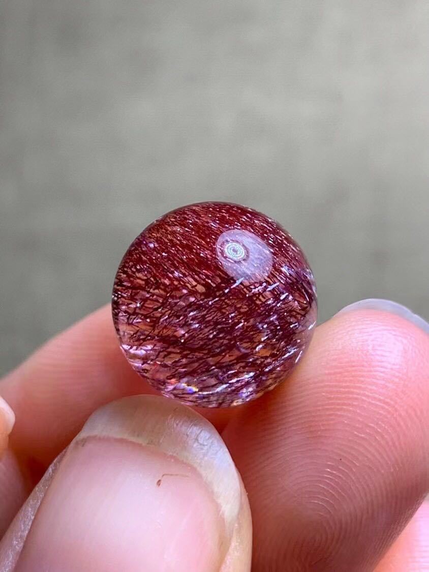 高級】レッドルチル スーパーセブン 丸玉 13.8mm | ayuda