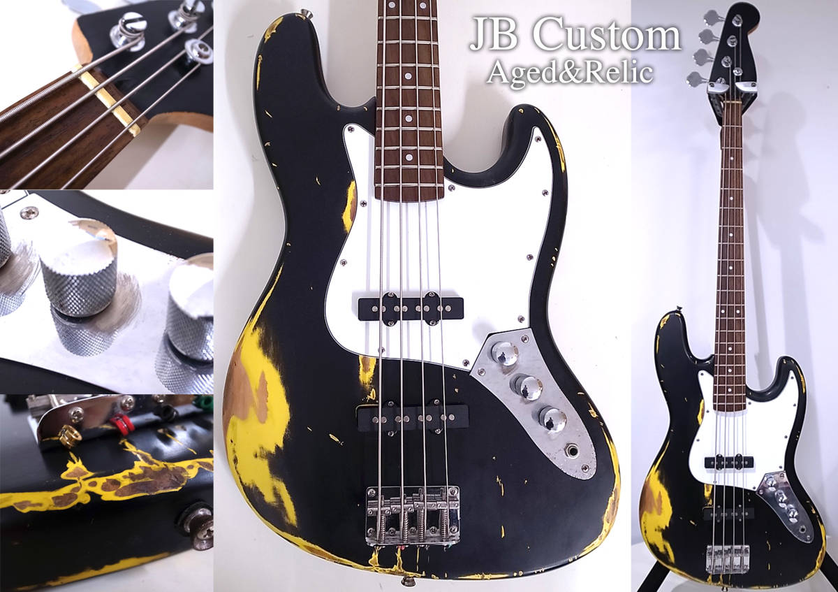 世界有名な Custom JAZZ Bass AgedRelic レリック ジャズ ベース JB