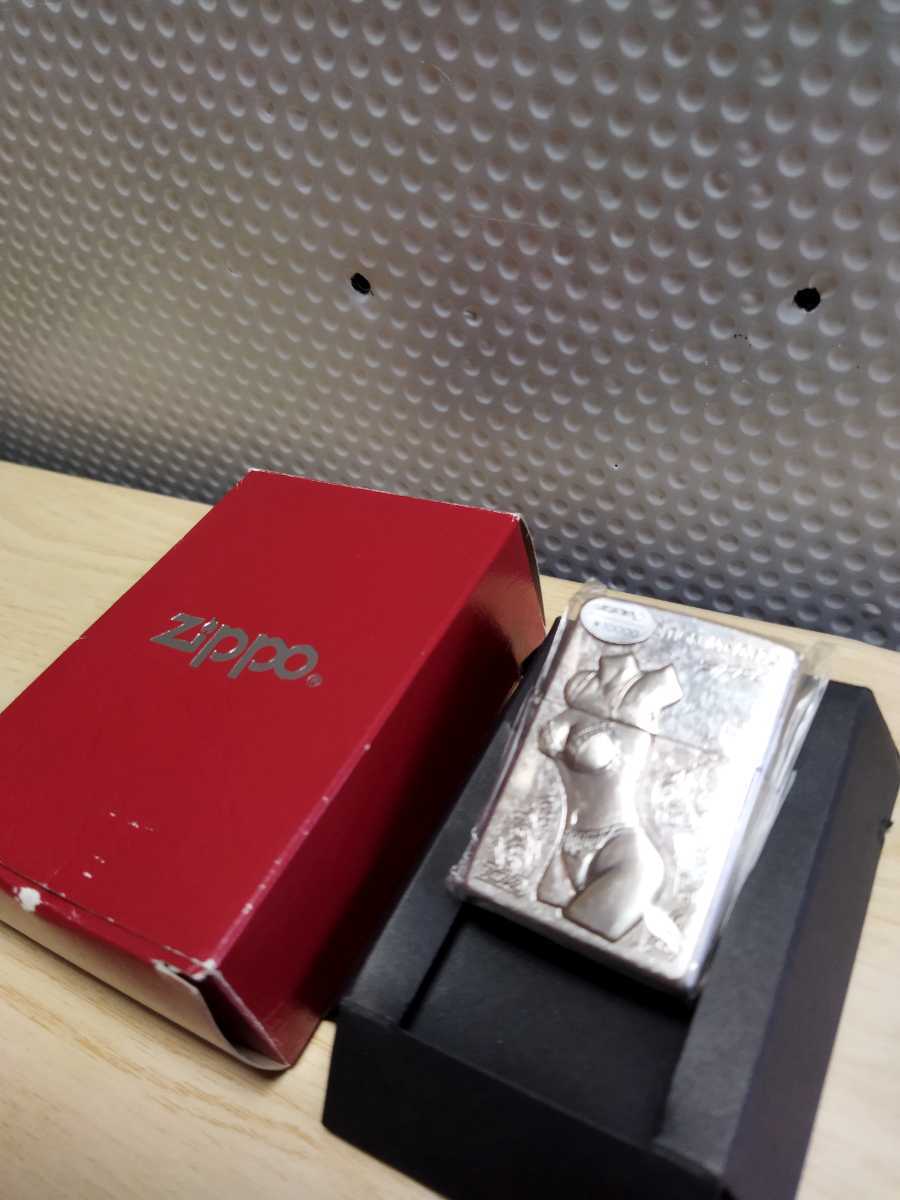 希少 ジッポ セクシー 限定品 ランジェリー 銀仕上げ オイルライター