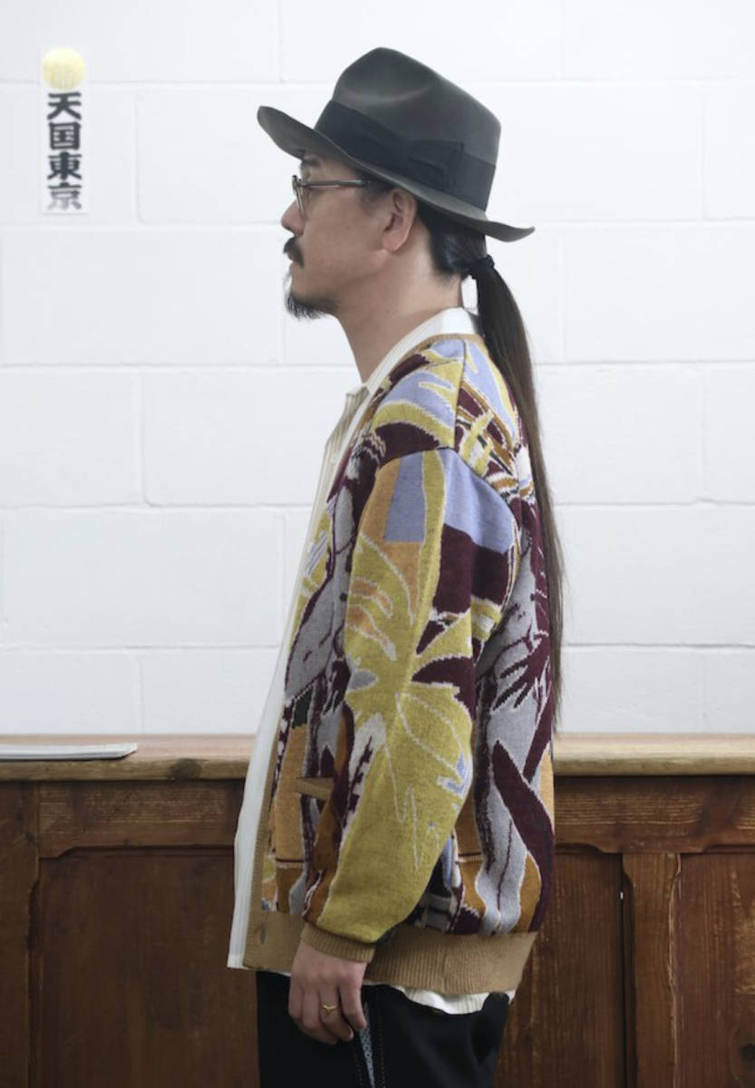 22AW新品 WACKO MARIA ワコマリア YULA パラダイス図 ジャガード