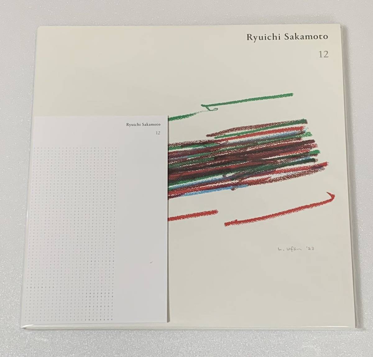 Amazon.co.jp: 坂本龍一 レコード 12 2LP+自筆スケッチ|譜面