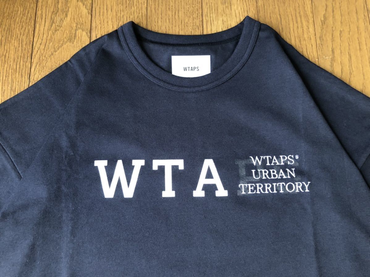 新品23SS WTAPS DESIGN 01 / LS / COTTON. COLLEGE NAVY Lサイズロン