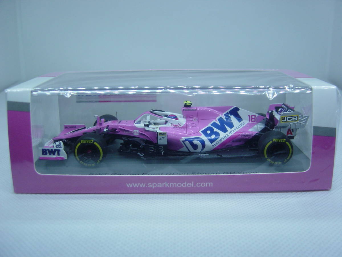 送料350円～ spark 1/43 BWT Racing Point RP20 F1 Styrian GP 2020 #18 Lance Stroll レーシングポイント ストロール シュタイアーマルク_画像1