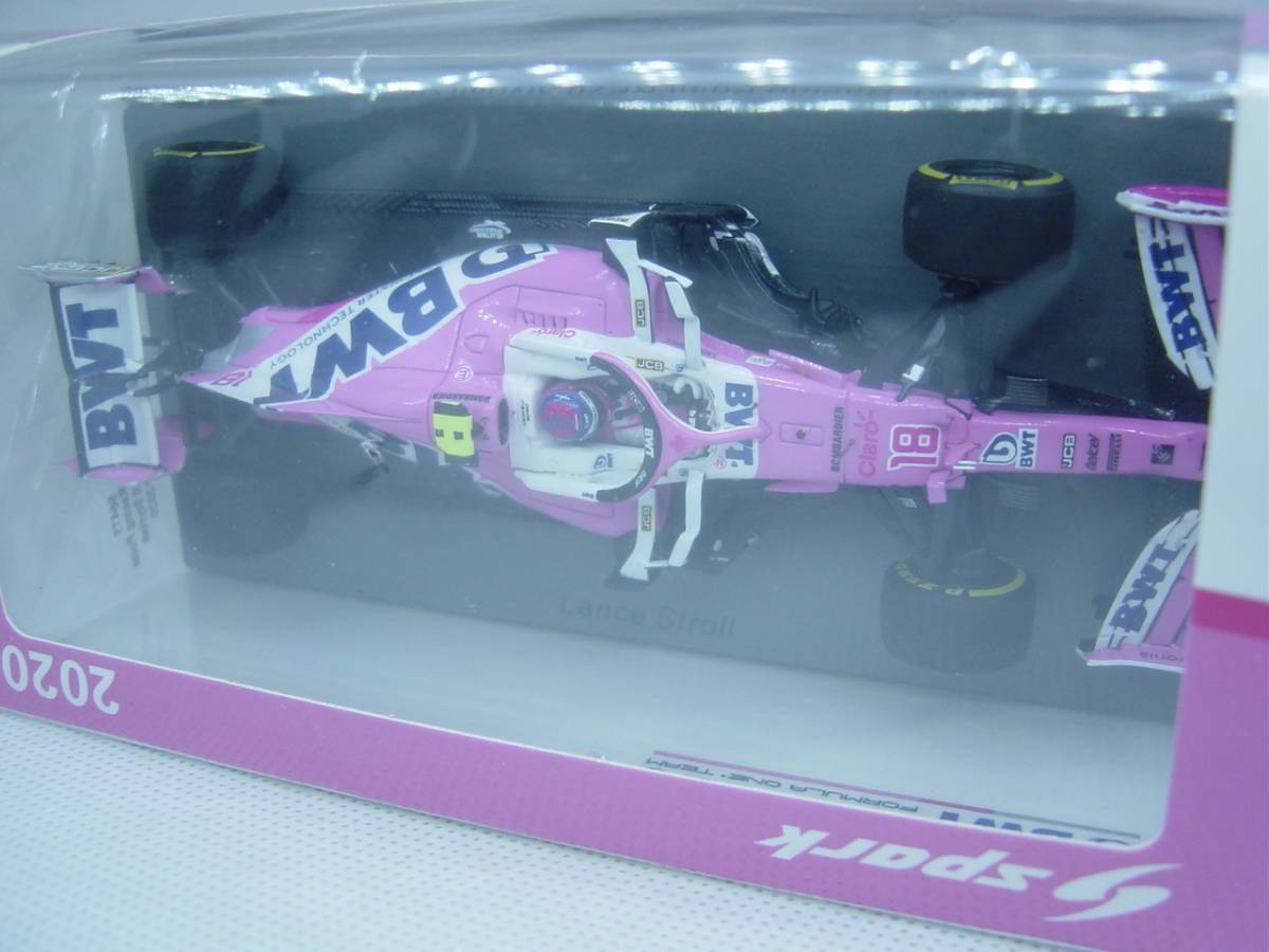 送料350円～ spark 1/43 BWT Racing Point RP20 F1 Styrian GP 2020 #18 Lance Stroll レーシングポイント ストロール シュタイアーマルク_画像6