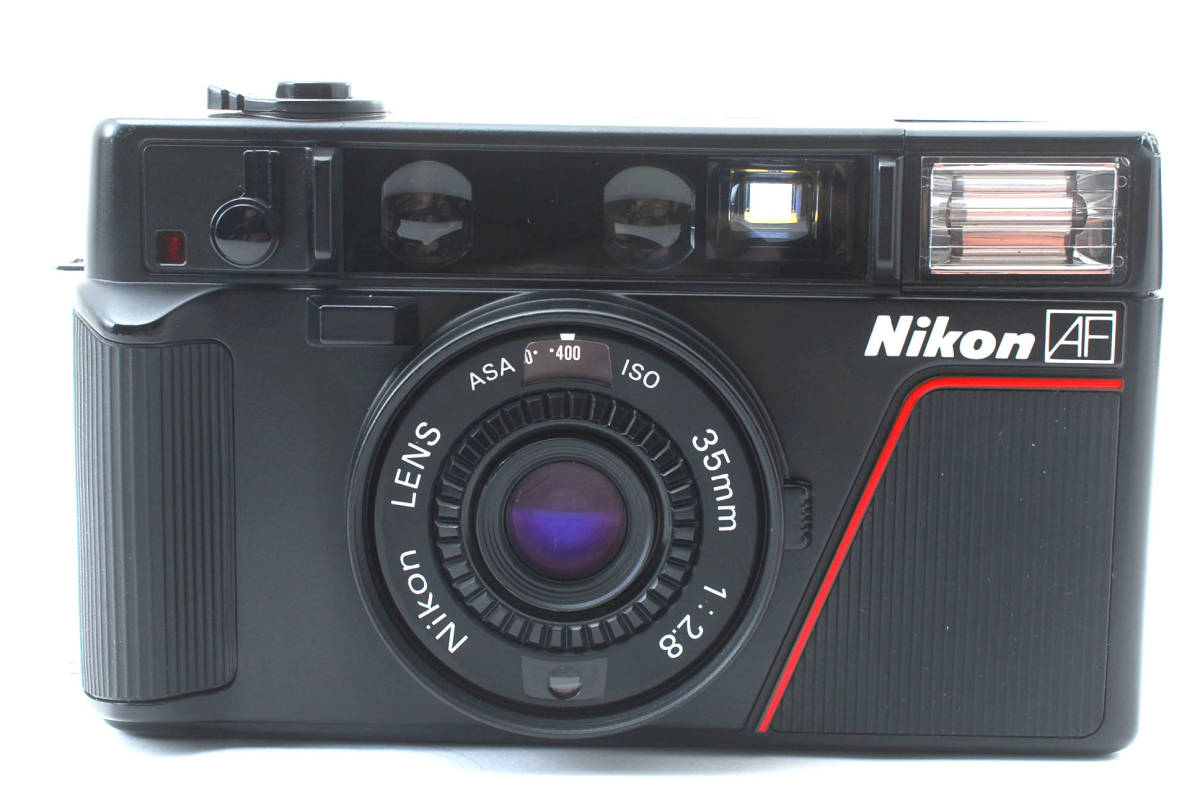 売れ筋介護用品も！ AF L35 Nikon 【美品/動作OK/フラッシュOK】 Pikaichi カメラ オート 単焦点 ピカイチ コンパクトカメラ ニコン F/2.8 35mm Camera Film コンパクトカメラ