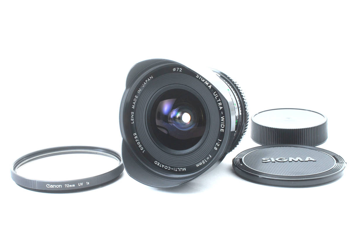 レア☆【美品/動作OK】 Sigma Ultra Wide Angle 18mm F/2.8 Leica R 3 CAM マウント Lens シグマ ライカ 超広角 単焦点 マニュアル レンズ