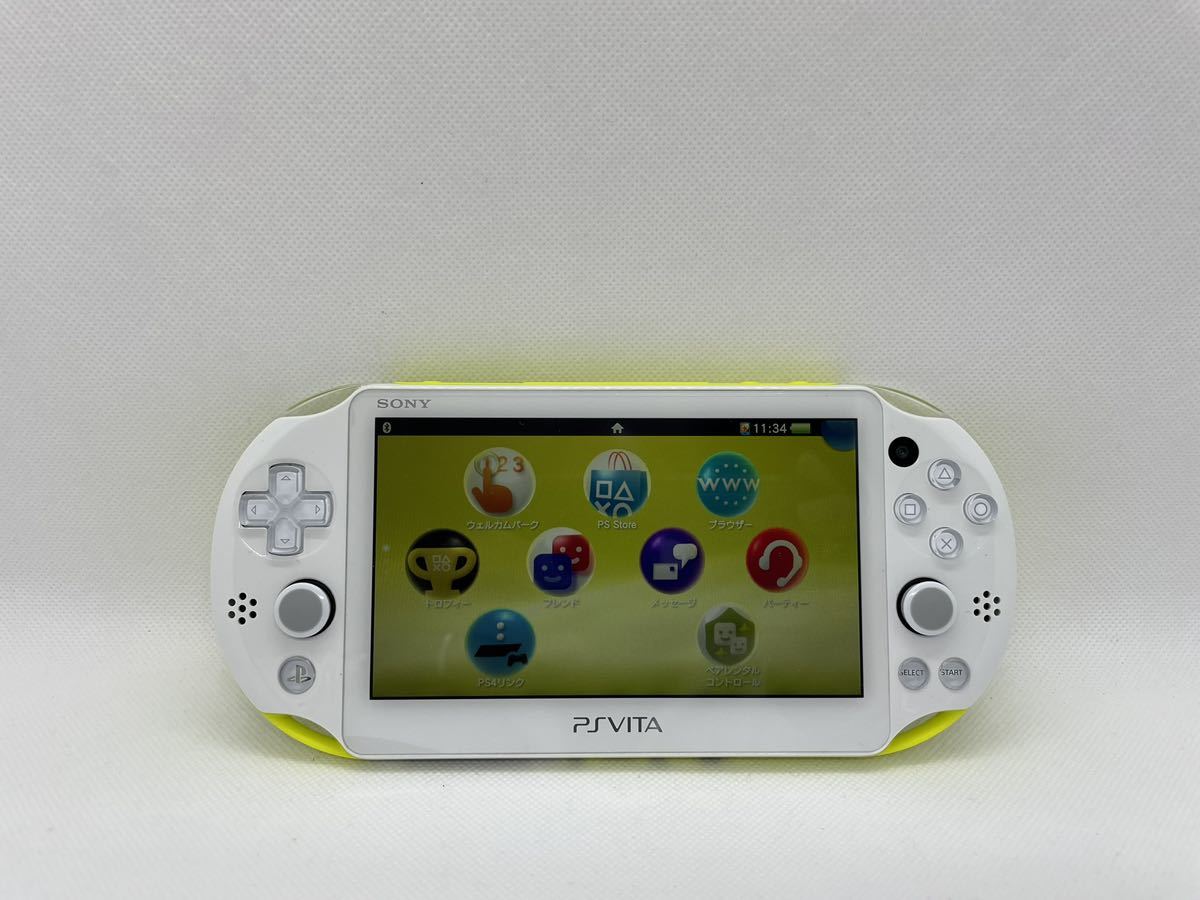 PlayStation Vita Wi-Fiモデル ライムグリーン/ホワイト (PCH-2000ZA13 PlayStation Vita Wi-Fiモデル ライムグリーン/ホワイト (PCH-2000ZA13
