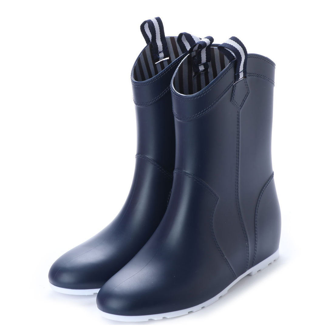  new goods [18034-NAV-LL]LL size 24.5cm~25.0cm lady's middle height rain boots, rain shoes, boots, Secret boots, stock one . sale 