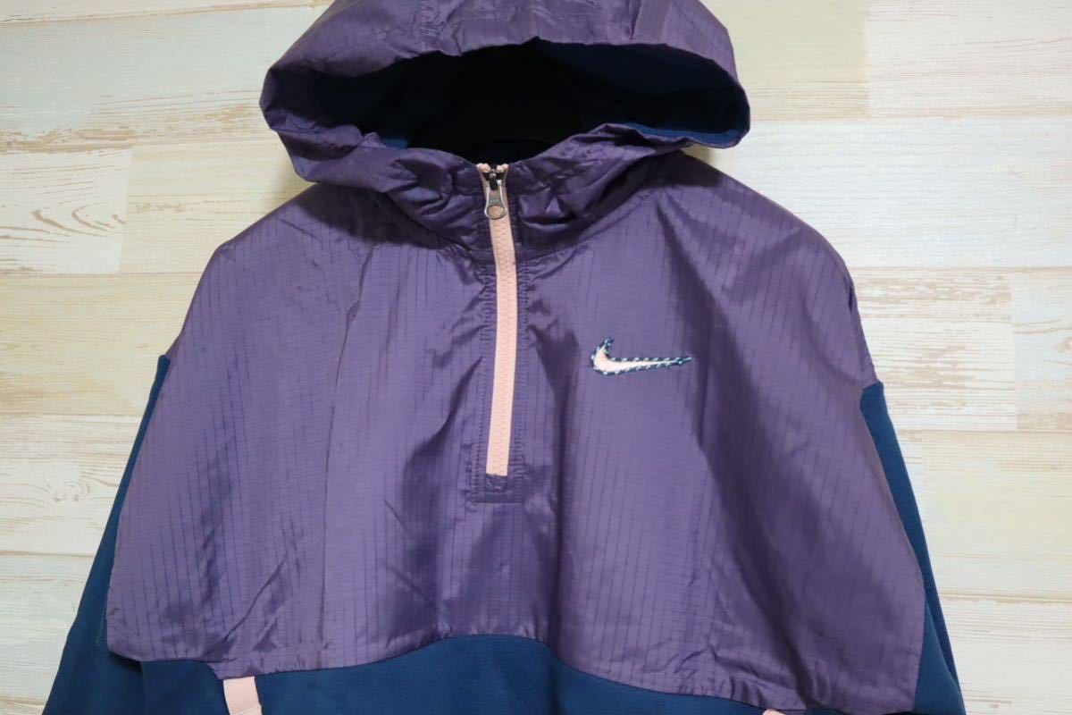 新品 定価7700円 150㎝ NIKE ナイキ キッズ　ハーフジップパーカー　ODP フリース L/S トップ_画像3