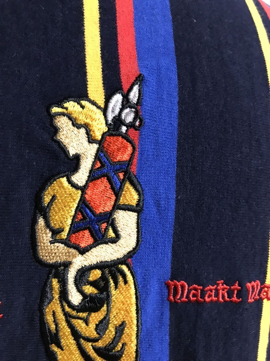 日本未展開 NOAH × ROWING BLAZERS ストライプ ラガー シャツ S 日本未展開 NOAH × ROWING BLAZERS ストライプ ラガー シャツ S