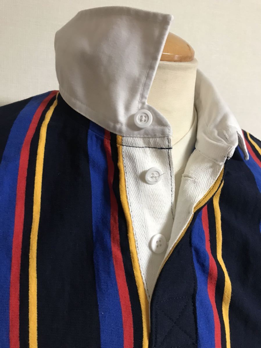 日本未展開 NOAH × ROWING BLAZERS ストライプ ラガー シャツ S 日本未展開 NOAH × ROWING BLAZERS ストライプ ラガー シャツ S