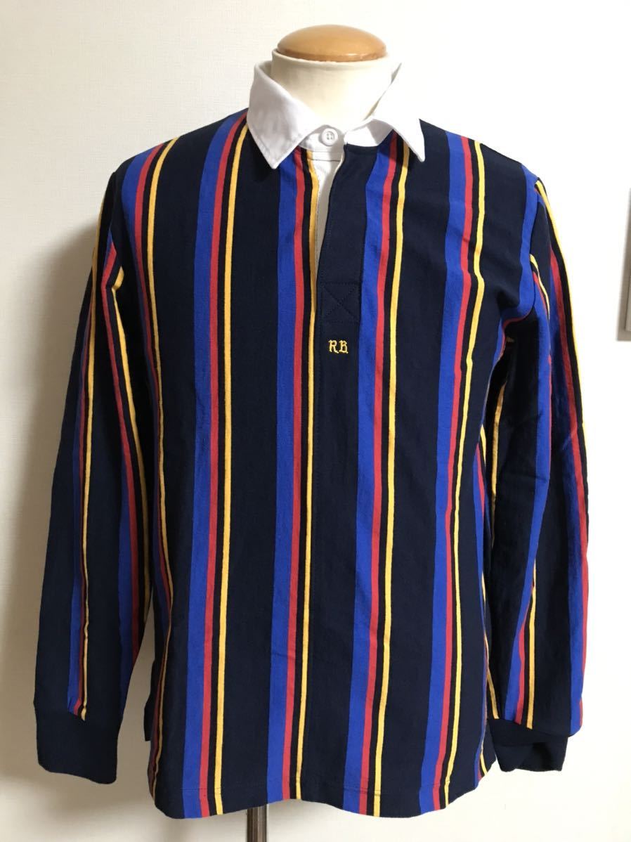 日本未展開 NOAH × ROWING BLAZERS ストライプ ラガー シャツ S 日本未展開 NOAH × ROWING BLAZERS ストライプ ラガー シャツ S