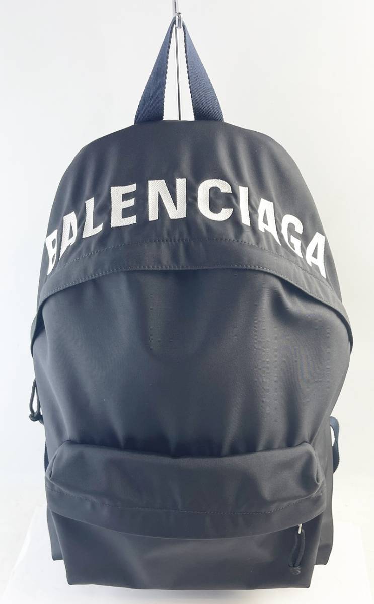 美品 BALENCIAGA バレンシアガ ホイールバッグ ビッグロゴ