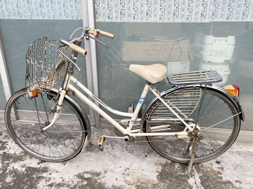 ツノダ TSUNODA CROWN自転車 当時物 昭和レトロ 昭和時代 26インチ 中古