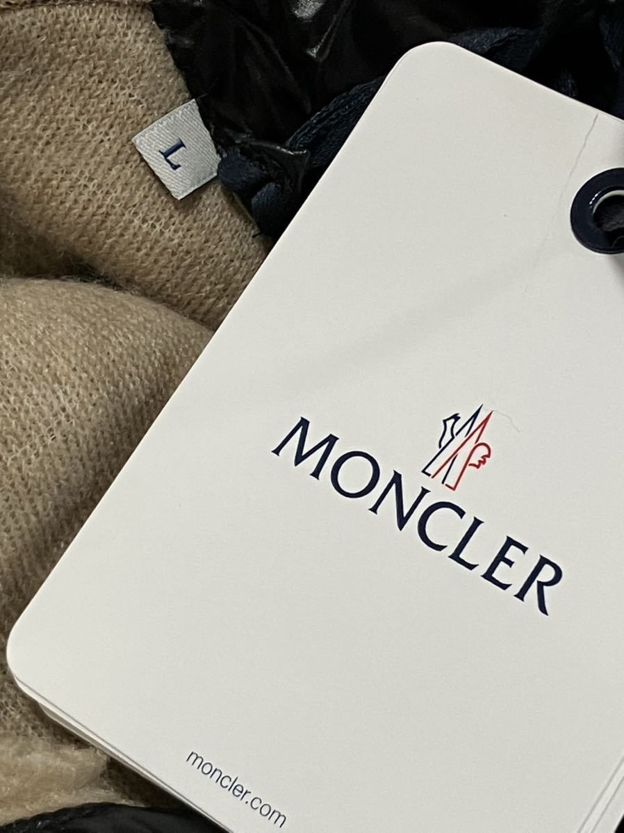 新品タグ付き MONCLER モンクレール ハーフジップ ボアパーカー L