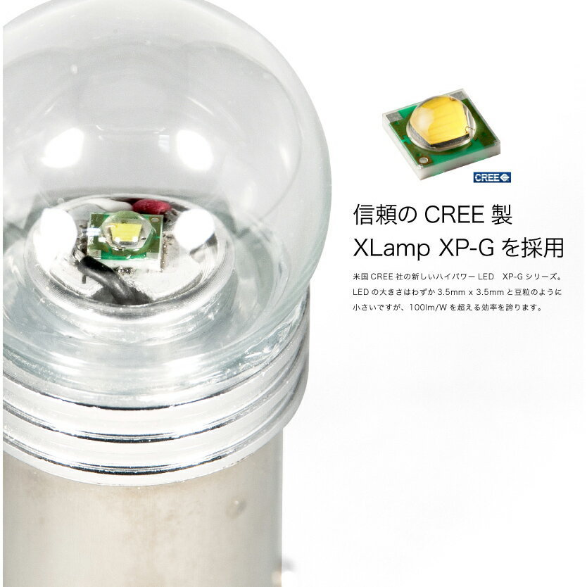 【CREE製5W】 SK系 ボンゴバン [H11.6-] ナンバー灯 G18（BA15s） CREE LED 5W 2個セット_画像3