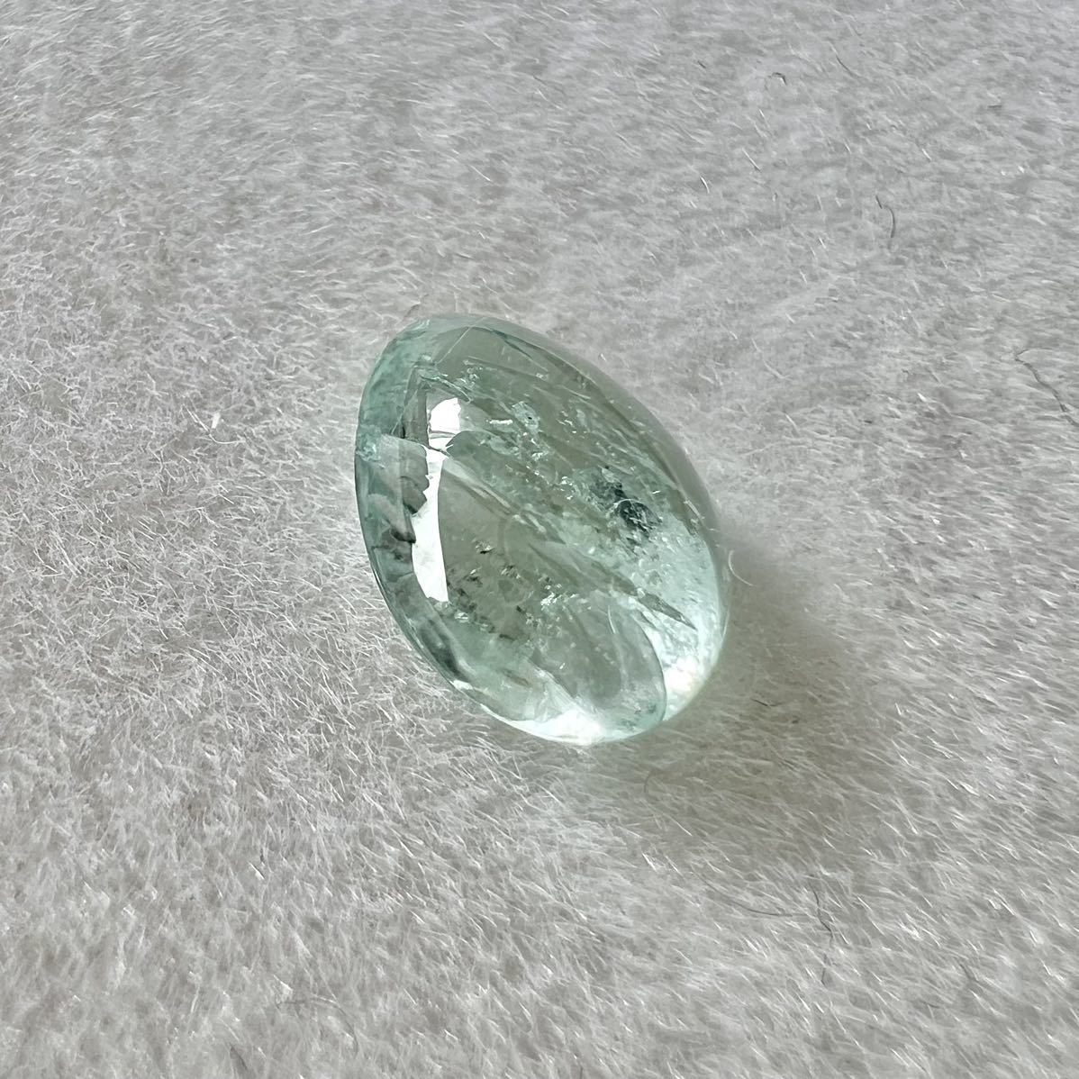 モザンビーク産 パライバトルマリン 1.12ct ルース カボションカット_画像2