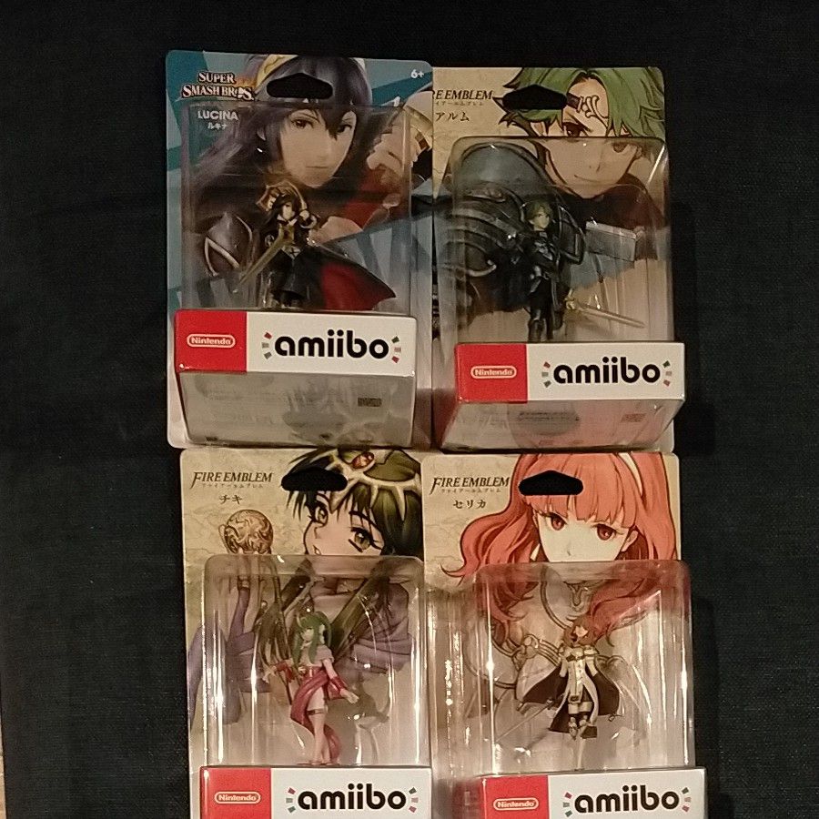 amiibo セリカ アルム ルキナ チキ　4個セット  アミーボ