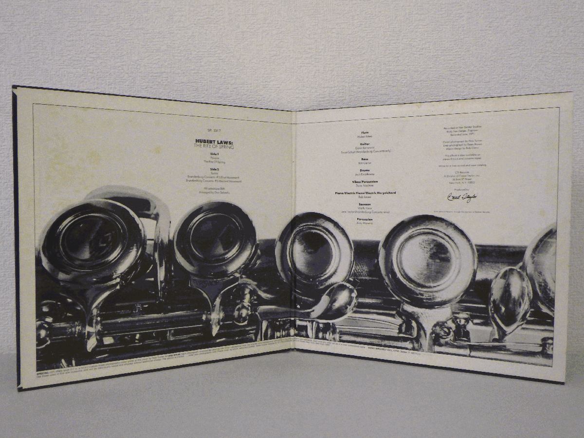 LP レコード HUBERT LAWS ヒューバート ロウズ 他 THE RITE OF SPRING 春の祭典 【E+】 E627Hの画像4