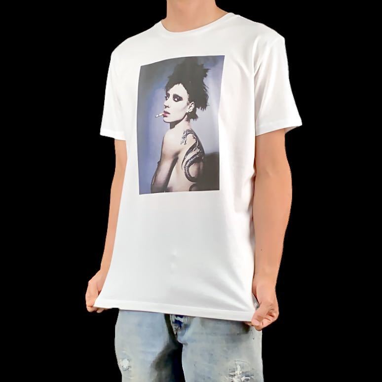 新品 ドラゴンタトゥーの女 ヒロイン リスベット パンクファッション 映画Tシャツ S M L XL ビッグ オーバーサイズ XXL~5XL ロンT パーカー