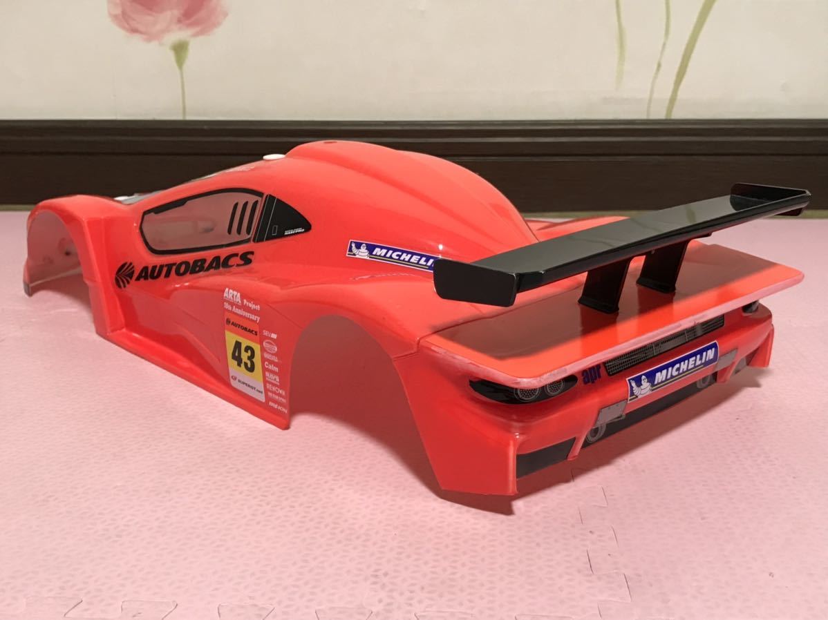 送料無料　1/10 ARTA ガライヤ レーシングカー ラジコン ボディ 塗装済　タミヤ TAMIYA GARAIYA RC BODY オートバックス