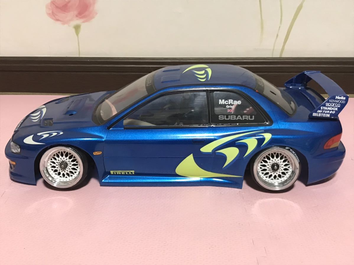 送料無料 1/10 スバル インプレッサ ラリーカー テストカー 送料無料 1/10 スバル インプレッサ ラリーカー テストカー