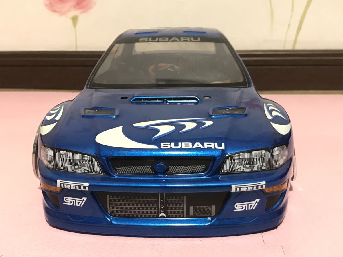 送料無料 1/10 スバル インプレッサ ラリーカー テストカー 送料無料 1/10 スバル インプレッサ ラリーカー テストカー