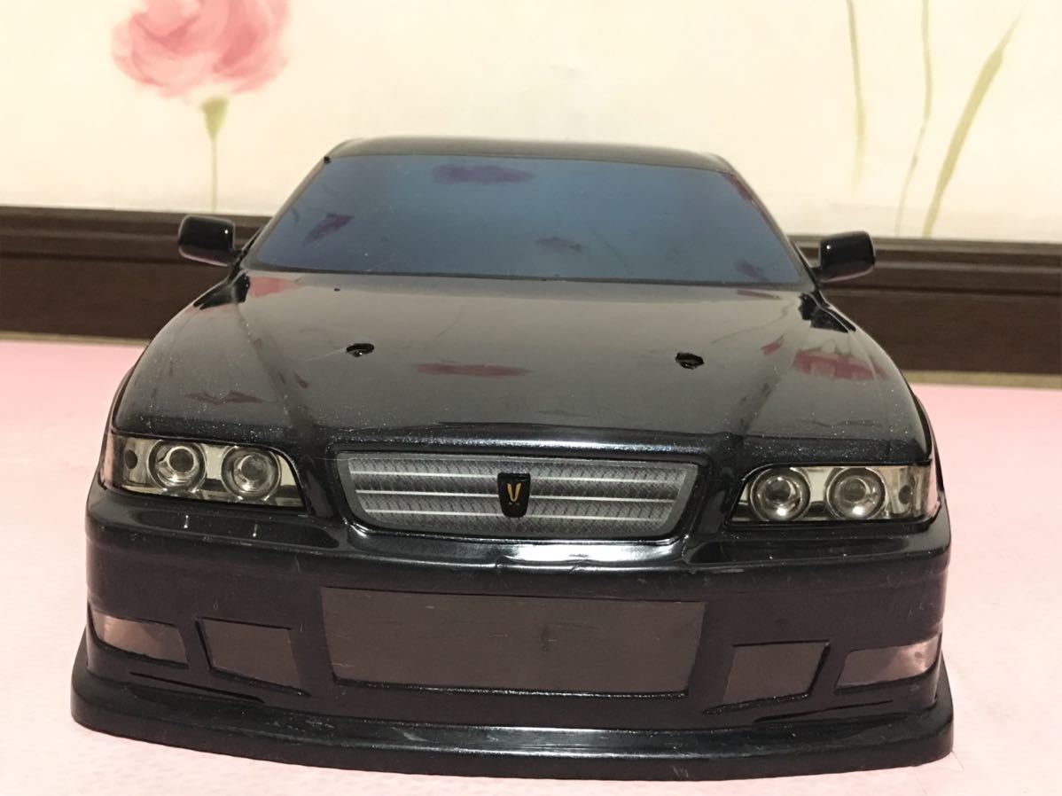 送料無料 1/10 トヨタ チェイサー JZX100 ドリフト LED付き 送料無料 1/10 トヨタ チェイサー JZX100 ドリフト LED付き