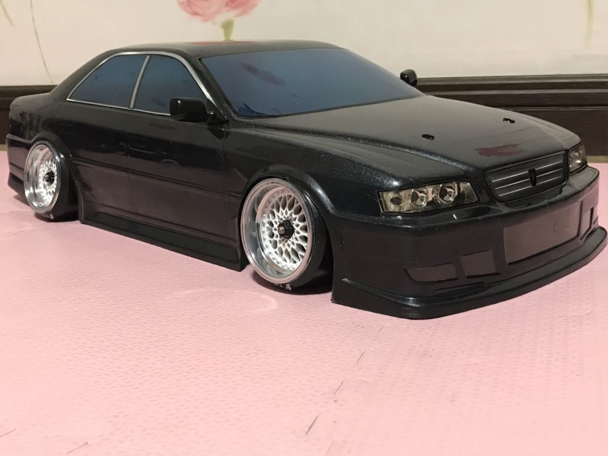 送料無料 1/10 トヨタ チェイサー JZX100 ドリフト LED付き 送料無料 1/10 トヨタ チェイサー JZX100 ドリフト LED付き