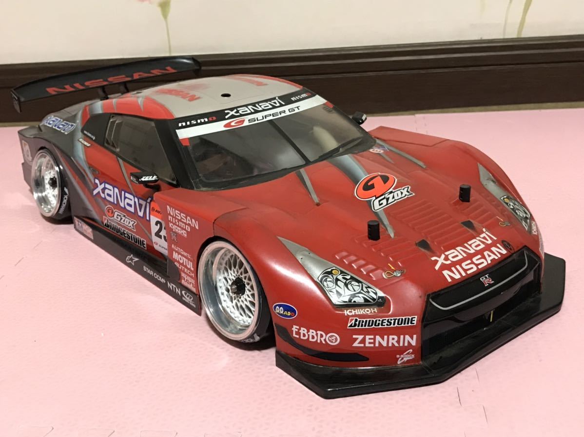 送料無料 1/10 日産 GT-R R35 ザナヴィ レーシングカー ラジコン 送料無料 1/10 日産 GT-R R35 ザナヴィ レーシングカー ラジコン