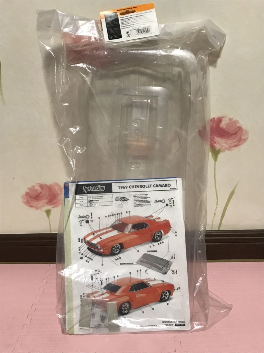 送料無料　1/10 シボレー カマロ Z28 1969 未開封 ラジコンボディ HPI CHEVROLET CAMARO RC BODY_画像5