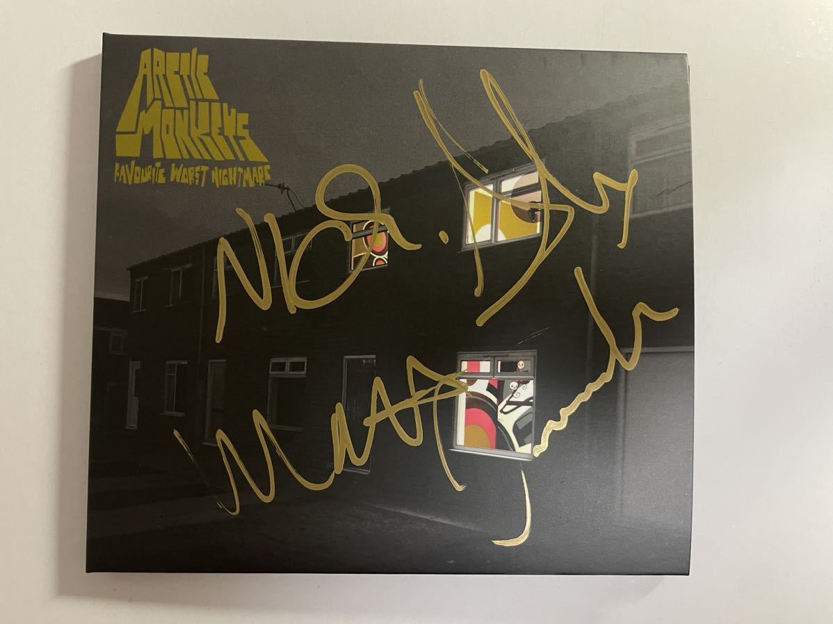 【直筆サイン入り】アークティック・モンキーズ（Arctic Monkeys）『Favourite Worst Nightmare』_画像1