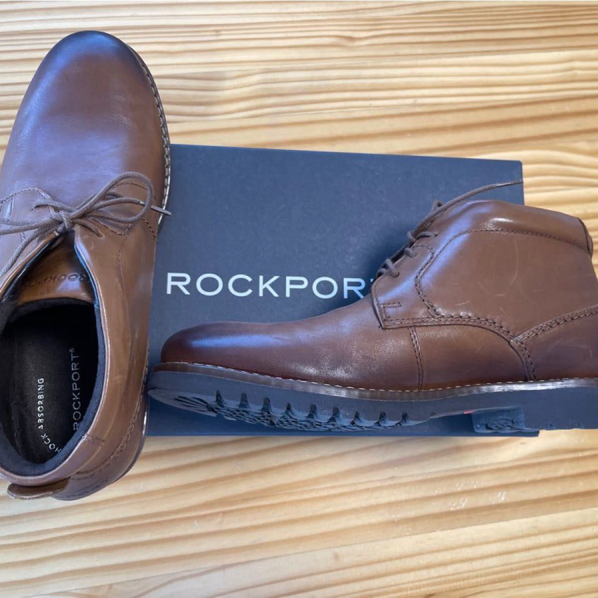 ★値下★【使用回数極少！】 ROCKPORT チャッカブーツ26cm