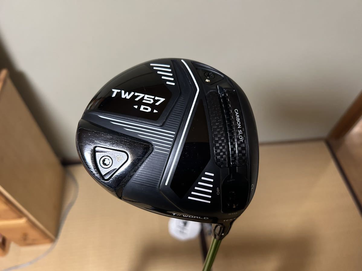 カバーを ホンマ TW757 type-D 10.5° VIZARD MA5 Flex S 中古美品
