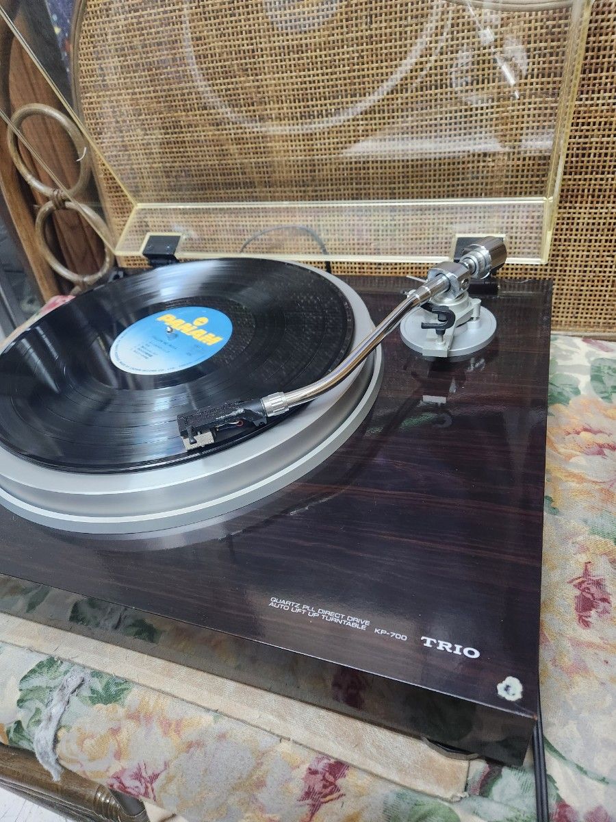 必見!レストア済美品!カートリッジ新品!TORIOレコードプレーヤーKP