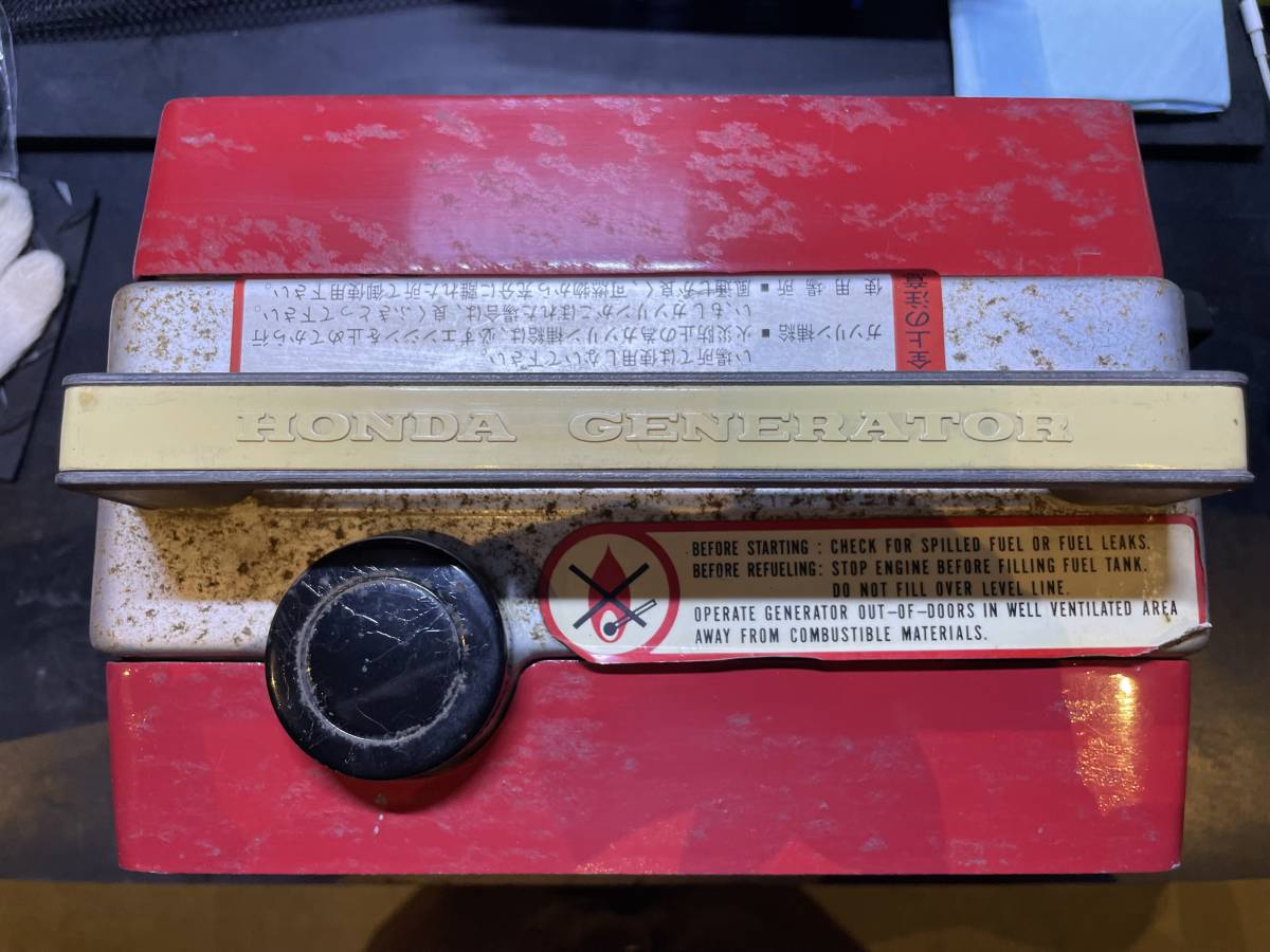 1969年 HONDA ホンダ 携帯発電機 E100 GENERATOR ポータブル発電 1969年 HONDA ホンダ 携帯発電機 E100 GENERATOR ポータブル発電