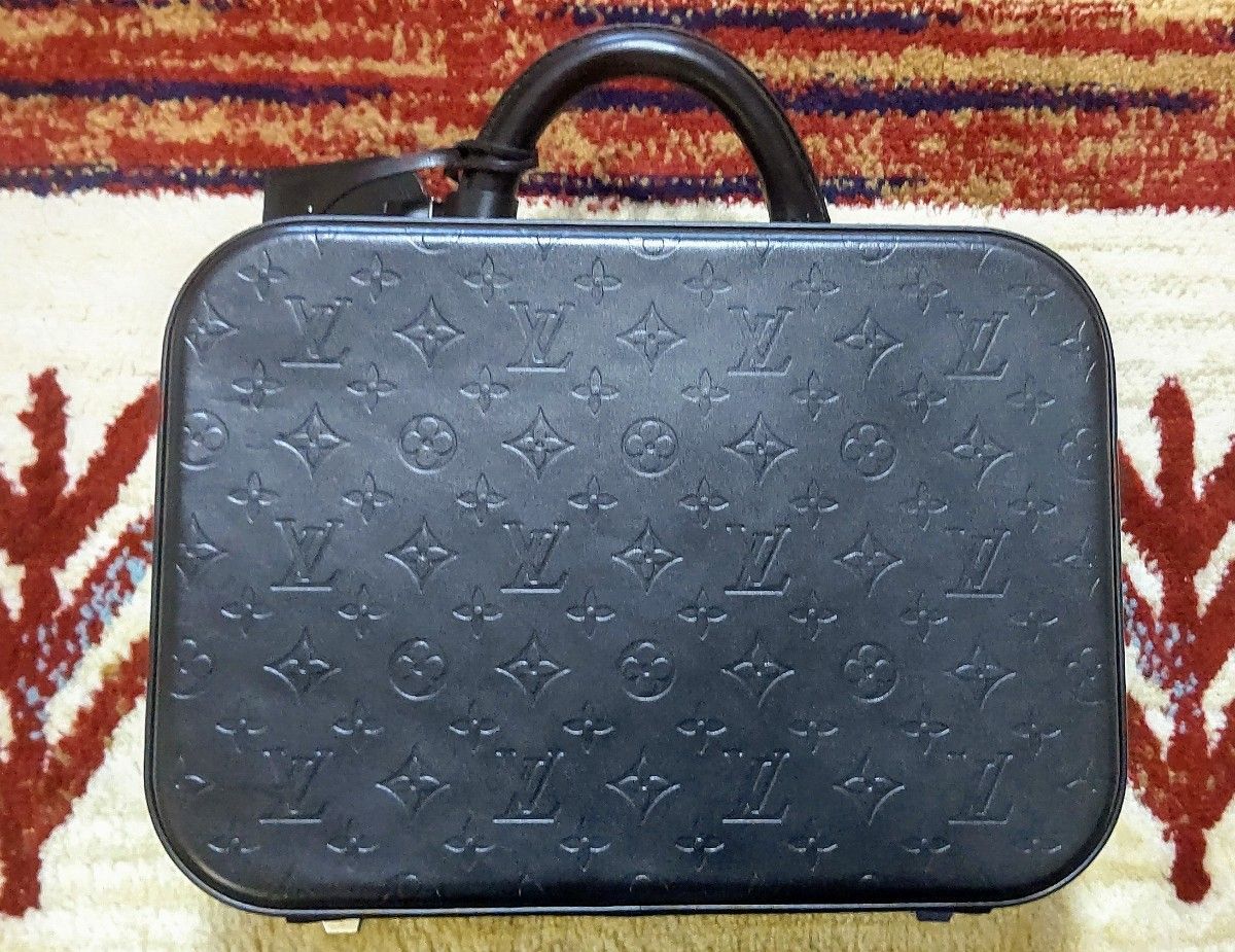 Louis Vuitton, Bags, Louis Vuitton Valisette Handbag Monogram Glace  Leather Mm Black