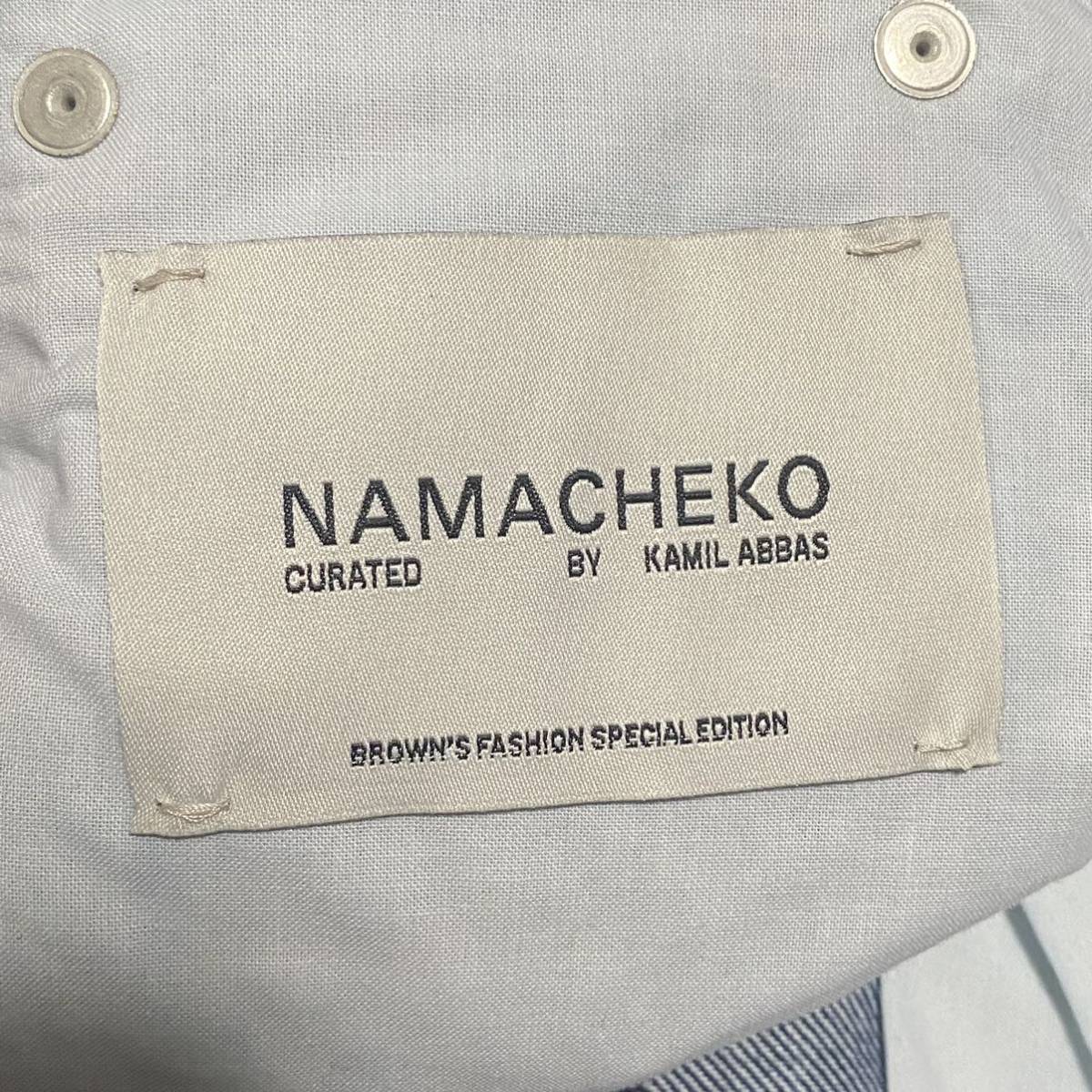 コットン 【新品】即決☆ namacheko × BROWN'S FASHION × Kamil Abbas