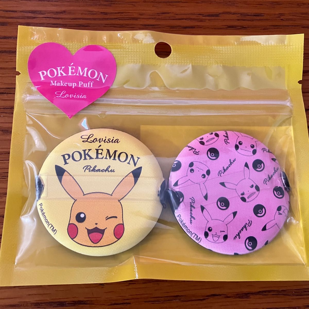 ポケモンフェイスパフ(2個入) 3点セット(ピカチュウ/プリン/カビゴン