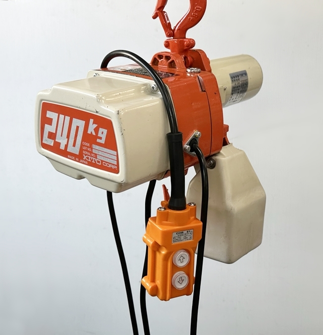 240Kg 電動チェーンブロック ED24S KITO キトー 電動ホイスト 240Kg 電動チェーンブロック ED24S KITO キトー 電動ホイスト