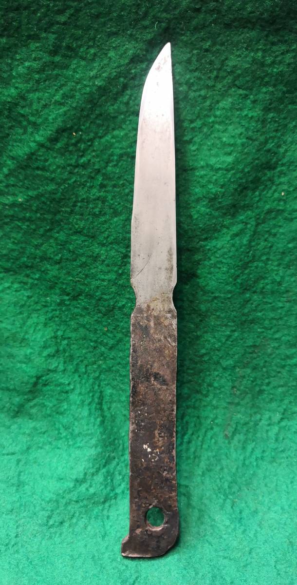 鎌倉 相州 在銘 正宗二十三代綱廣作渓流ナイフ・切り出しナイフ日本刀と同じ制作方法のナイフで珍しい物と思います_画像5