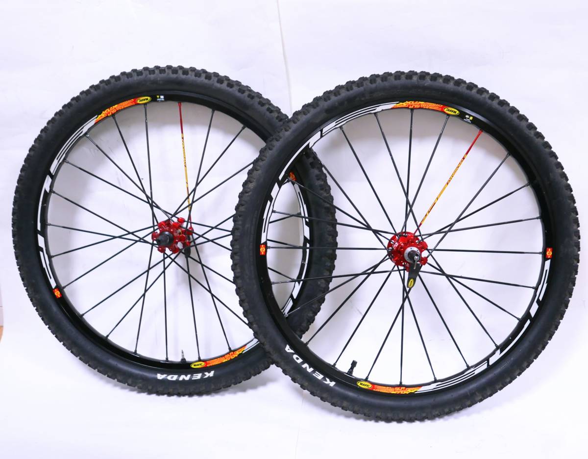 MAVIC CROSSMAX SLR 26インチ QR、6穴ディスク、チューブレス仕様
