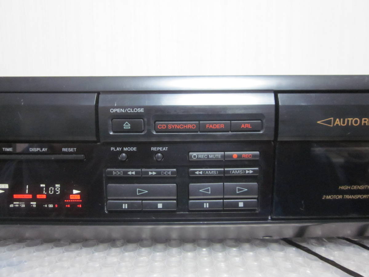SONY ソニー CD/カセットデッキ TXD-RE210 純正リモコンRM-J830付き SONY ソニー CD/カセットデッキ TXD-RE210 純正リモコンRM-J830付き
